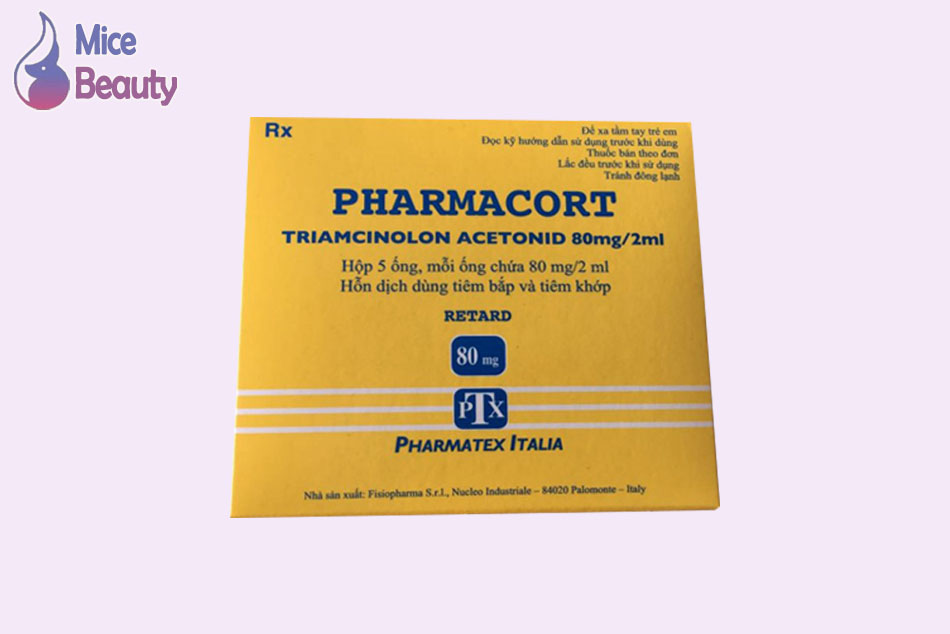 Pharmacort điều trị tình trạng sẹo lồi
