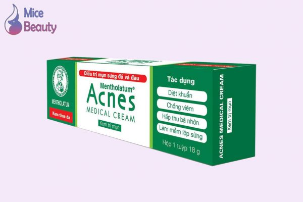 Hình ảnh hộp sản phẩm Acnes Medical Cream