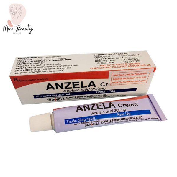 Dạng đóng gói của sản phẩm Anzela Cream