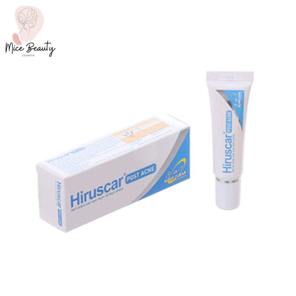 Dạng đóng gói của Hiruscar Post Acne