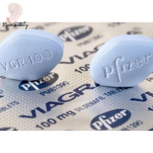 Hình ảnh viên thuốc màu xanh Viagra